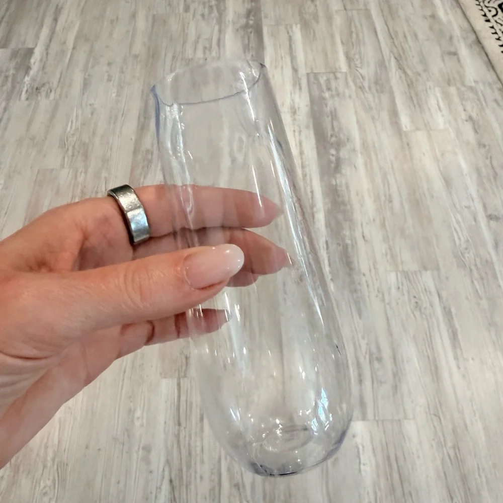 Black Stemless Champagne Flutes - 24 Count